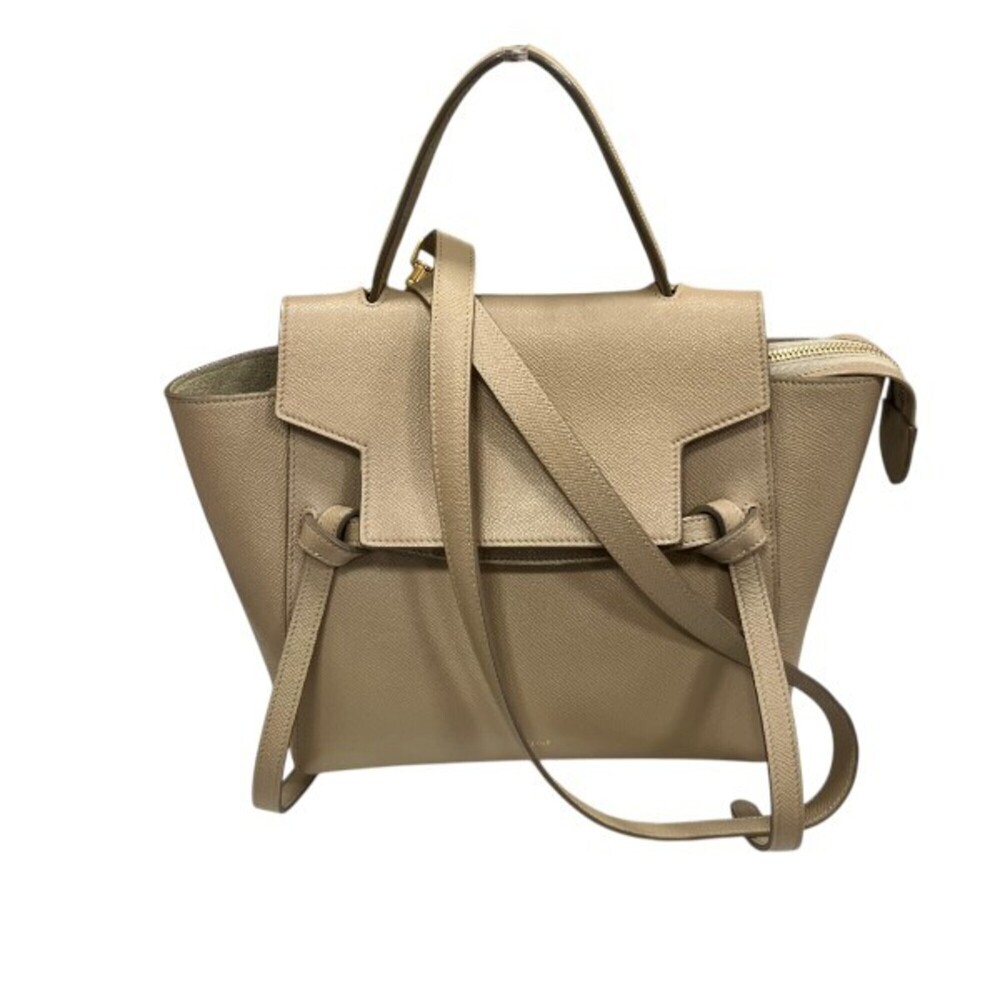 Celine CELINE Belt Bag Micro 2-way Handbag Shoulder for Women
